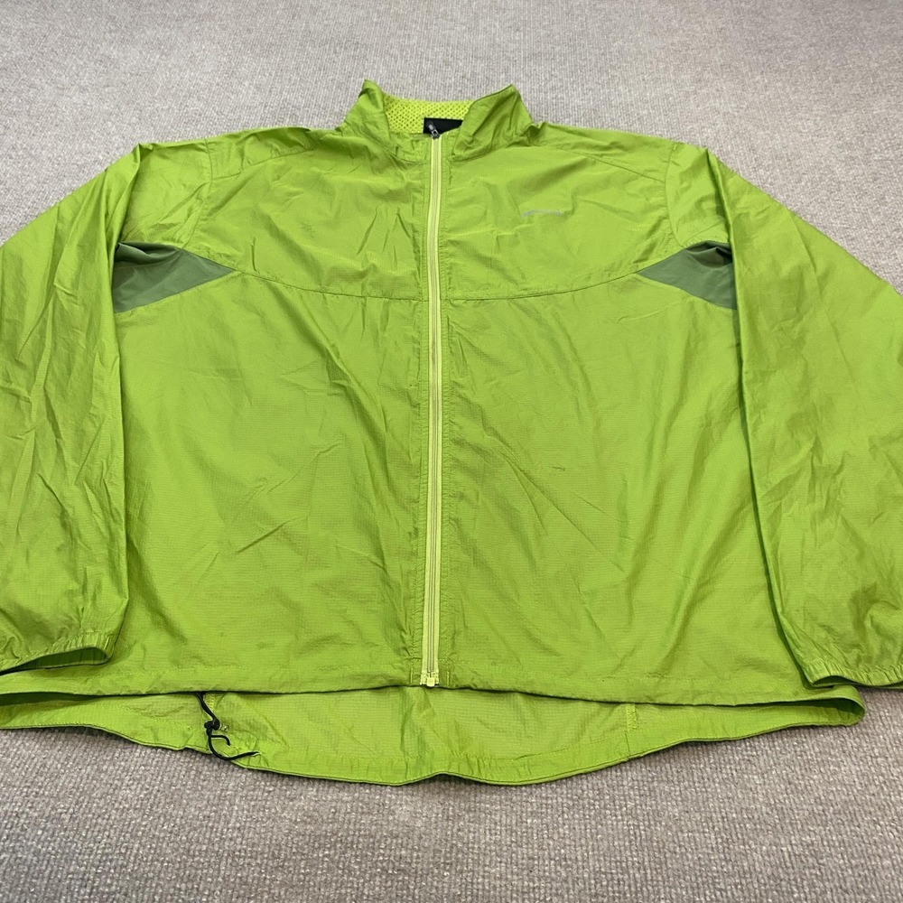 Patagonia Jacket Mens XL Green Full Zip Lightweight Windbreaker Running Hiking